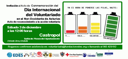 Conmemoracion Día internacional Voluntariado en el Noroccidente