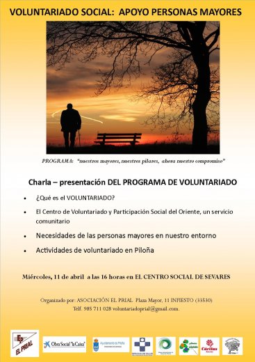 VOLUNTARIADO SOCIAL: Apoyo a personas Mayores