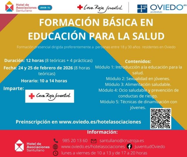 FORMACIÓN BÁSICA EN EDUCACIÓN PARA LA SALUD  (FORMACION CONTINUA SANTULLANO)