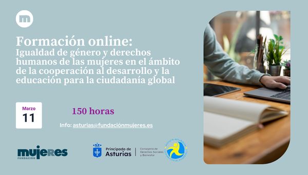 Curso online: Igualdad de género y derechos humanos de las mujeres en el ámbito de la cooperación al desarrollo