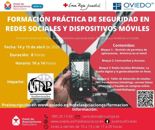 FORMACIÓN PRÁCTICA DE SEGURIDAD EN REDES SOCIALES Y DISPOSITIVOS MÓVILES (FORMACION CONTINUA SANTULLANO)
