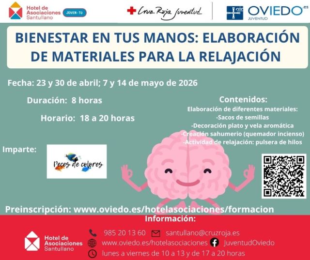 BIENESTAR EN TUS MANOS: ELABORACIÓN DE MATERIALES PARA LA RELAJACIÓN (FORMACION CONTINUA SANTULLANO)