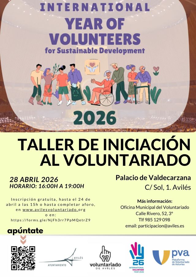 TALLER PRESENCIAL “INICIACIÓN AL VOLUNTARIADO” AVILÉS