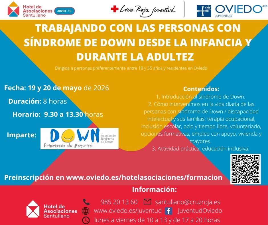 TRABAJANDO CON LAS PERSONAS CON SÍNDROME DE DOWN DESDE LA INFANCIA Y DURANTE LA ADULTEZ   (FORMACION SANTULLANO)