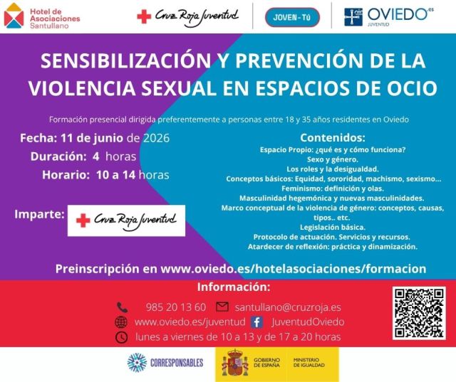SENSIBILIZACIÓN Y PREVENCIÓN DE LA VIOLENCIA SEXUAL EN ESPACIOS DE OCIO (FORMACION CONTINUA SANTULLANO)