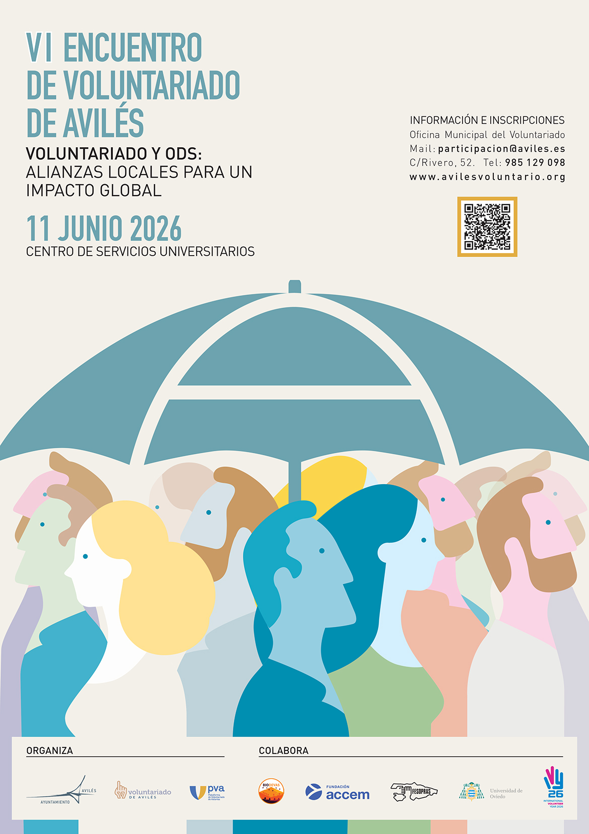 VI Encuentro de voluntariado de Avilés. Abiertas inscripciones