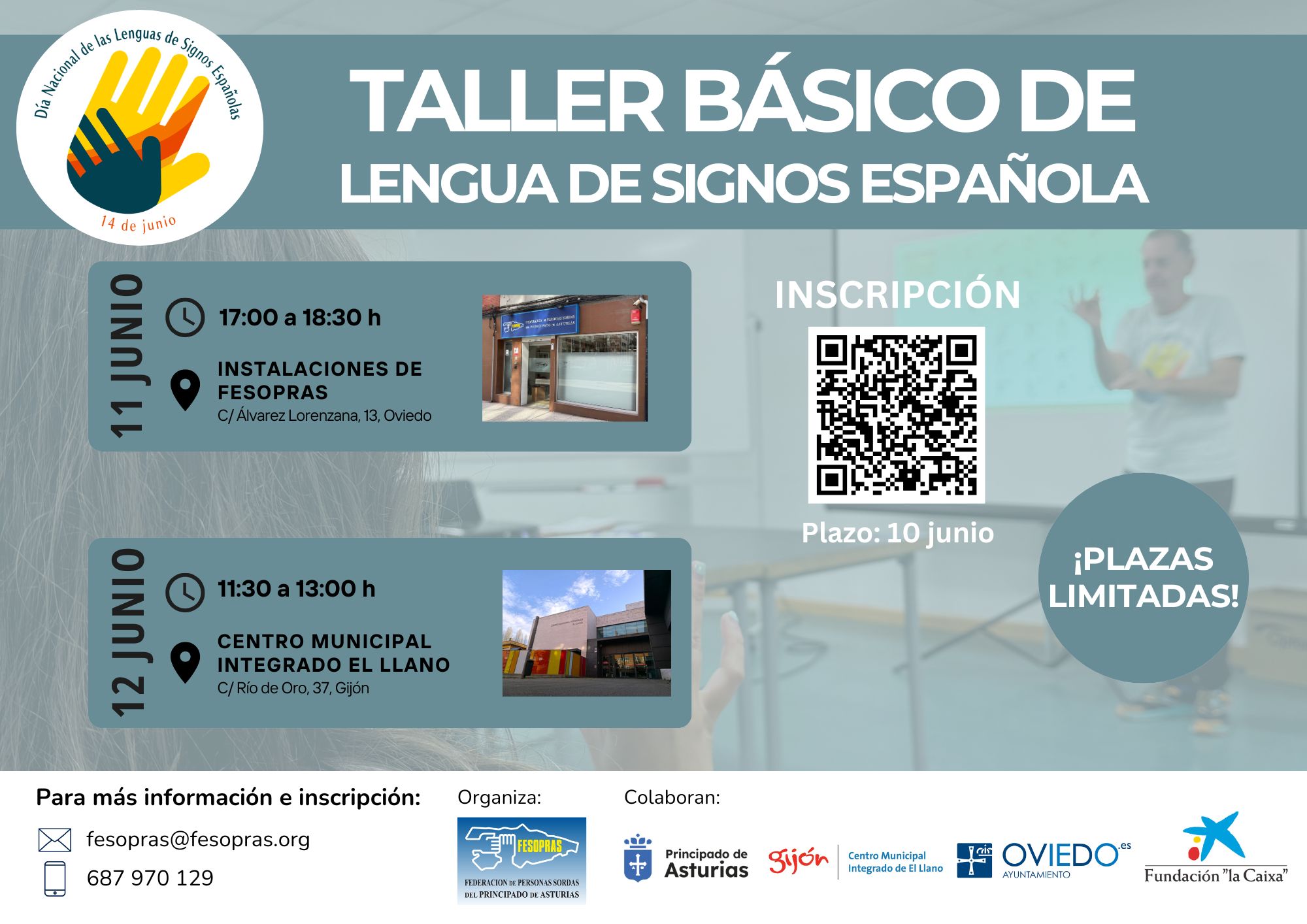 Taller Básico de Lengua de Signos Española con FESOPRAS