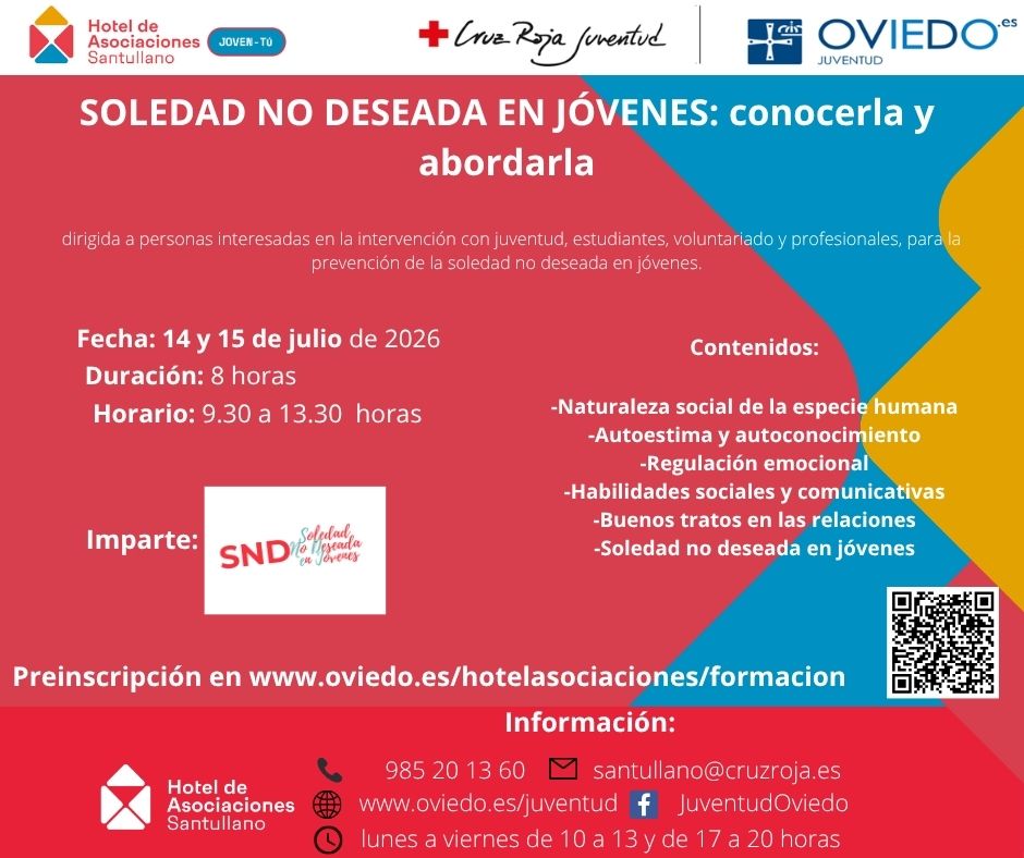 SOLEDAD NO DESEADA EN JÓVENES: CONOCERLA Y ABORDARLA (SANTULLANO)