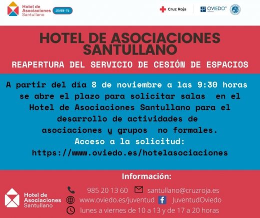 REAPERTURA SERVICIOS HOTEL ASOCIACIONES SANTULLANO