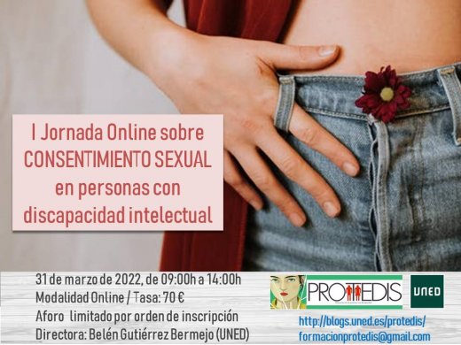 I Jornada Online sobre el Consentimiento Sexual en personas con discapacidad intelectual
