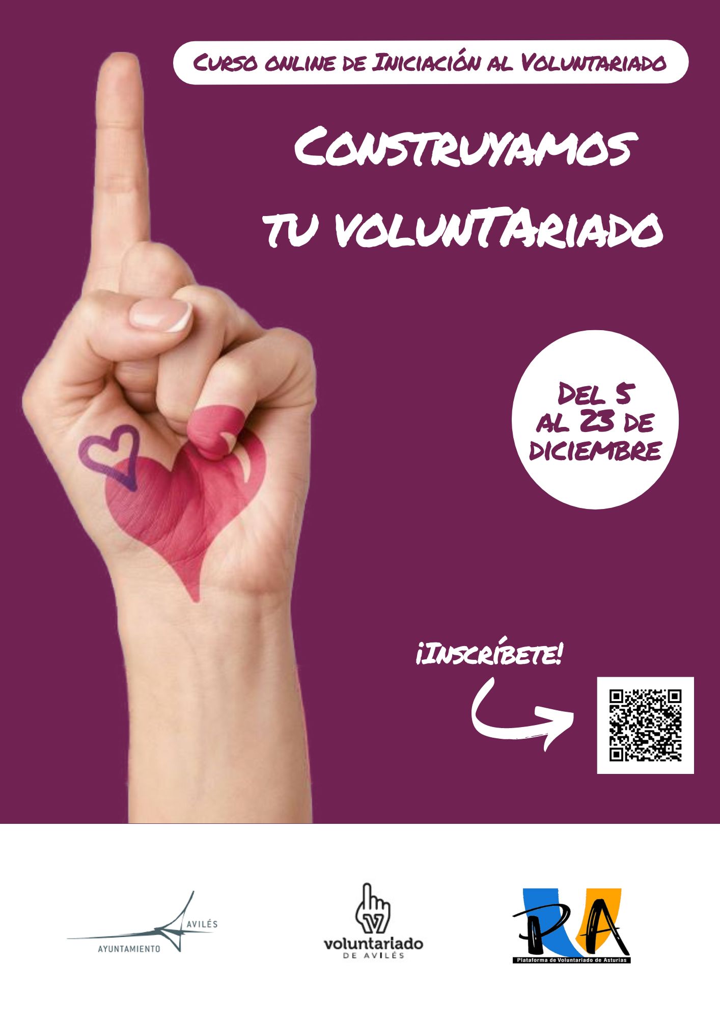 Curso Online de Iniciación al Voluntariado: “Construyamos tu Voluntariado”