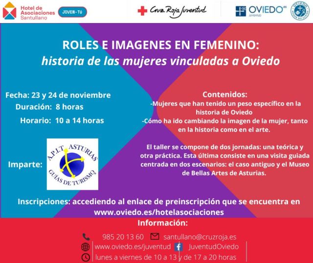 ROLES E IMAGENES EN FEMENINO:  historia de las mujeres vinculadas a Oviedo