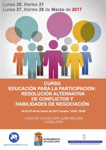 CURSO DE EDUCACIÓN PARA LA PARTICIPACIÓN: RESOLUCIÓN ALTERNATIVA DE CONFLICTOS Y HABILIDADES DE NEGOCIACIÓN