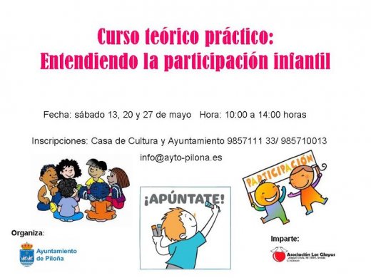 CURSO GRATUITO PARTICIPACIÓN INFANTIL